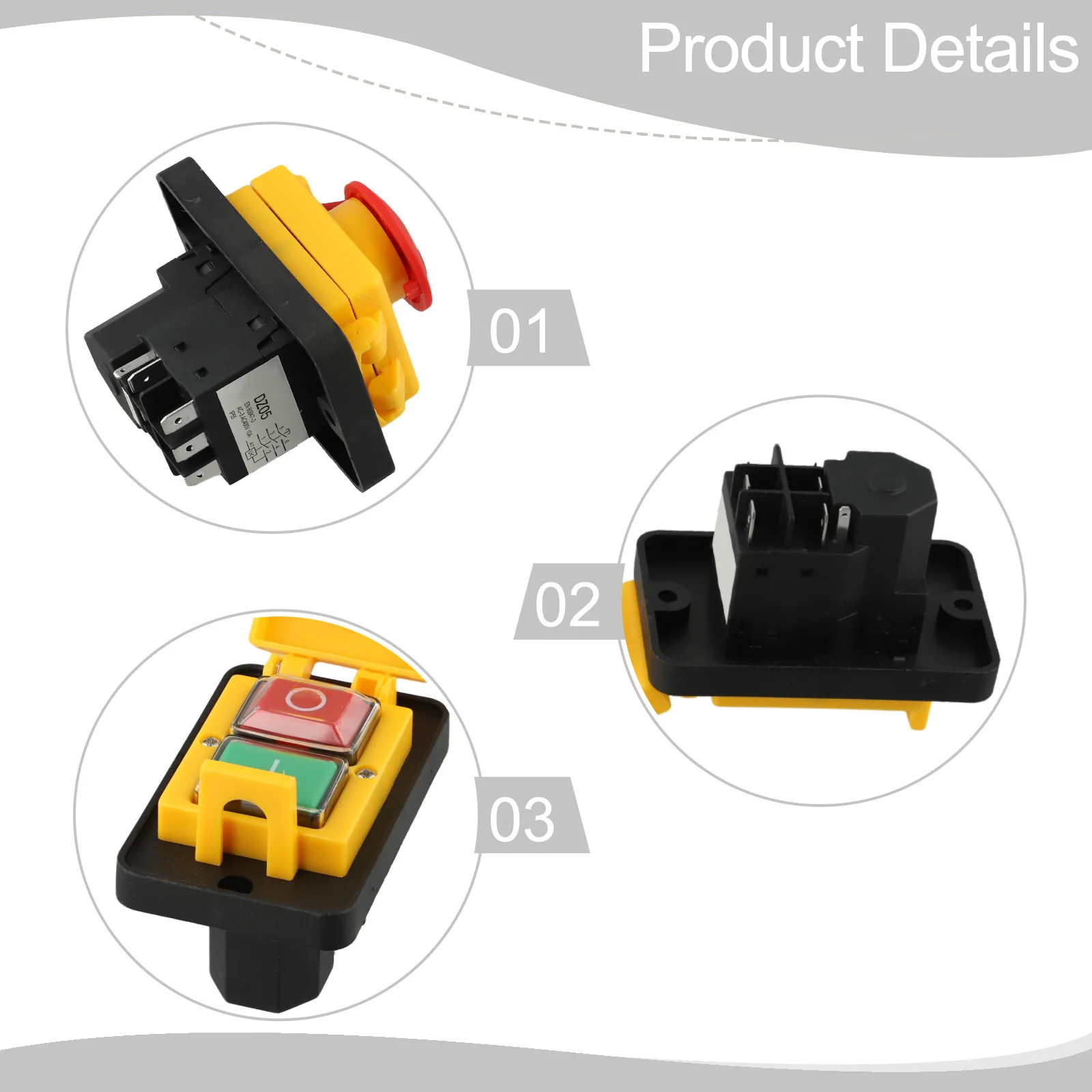 Damp Resistant Pushbutton Switch; Perfect Addition to Your Industrial Power Tool Setup with Compatibility to For DZ05