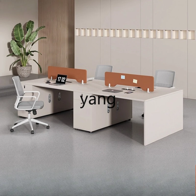 

LTT office station office desk and chair combination 4/6 people