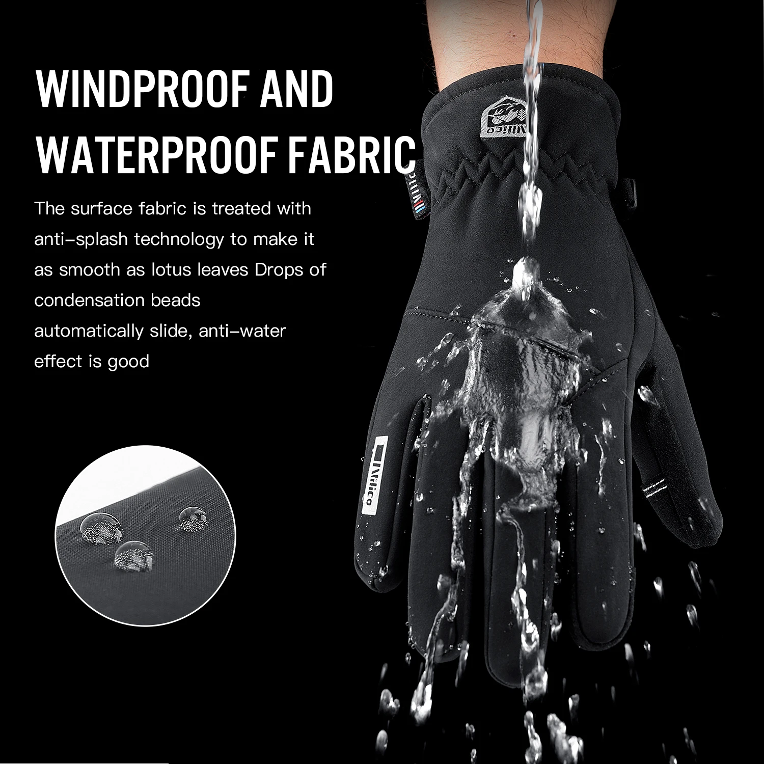 【セール中】タッチスクリーン対応 防寒グローブ アウトドア サイクリング ドライブ バイク 防水 防風 滑り止め レディース メンズ 冬用 スキーグローブ