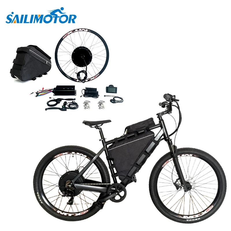 

Sailimotor E Bike Kit Battery Parts 48V 1500w 3000w Hub Motor Bike Conversion Kit Sail