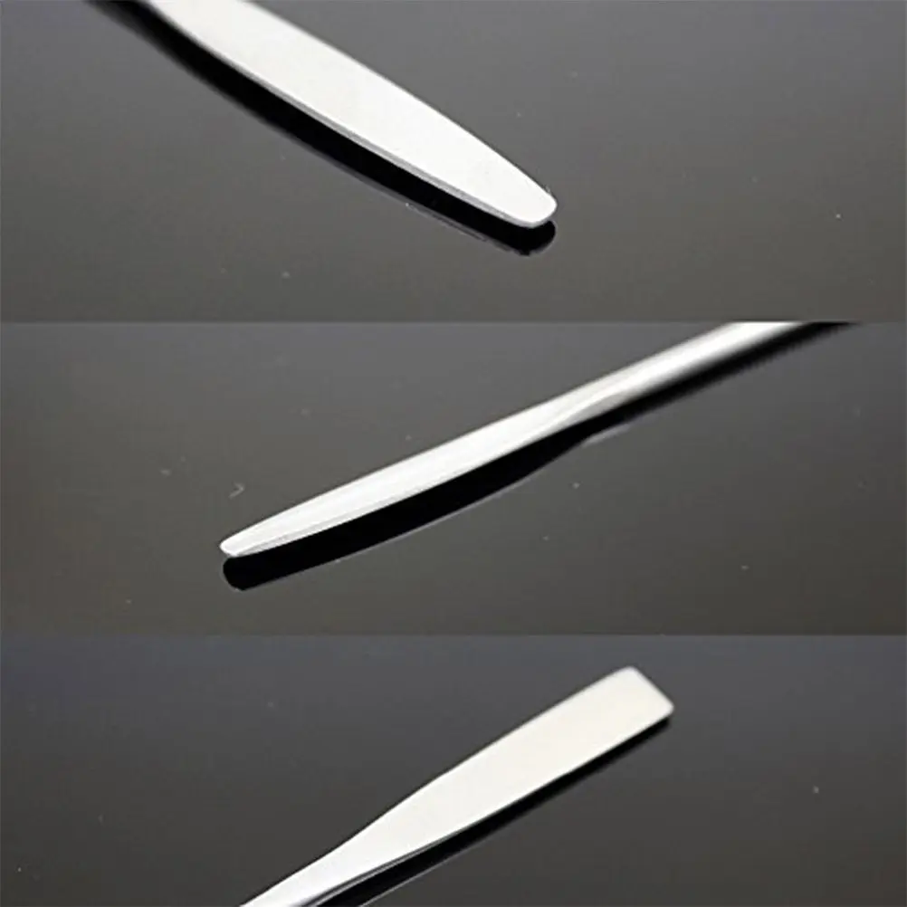 Stainless Steel Mixing Tool Makeup Spatula Stick for Foundation Blending Eye Shadow Lip Color Professional Stylish Easy