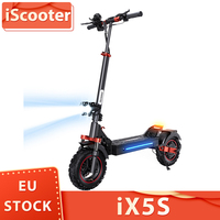 iScooter iX5S Electric Scooter, 1000W Motor, 48V 15Ah Battery, 11-inch Tire, 45km/h Max Speed, 40km Range, Dual Disc Brakes