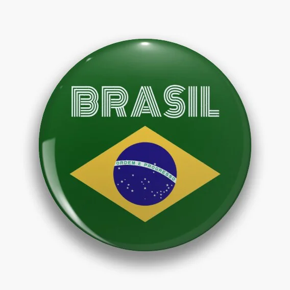 Brazil broche Broches pins for backpacks cute Fashion manga anime customized Broches Brooch pins for backpacks manga