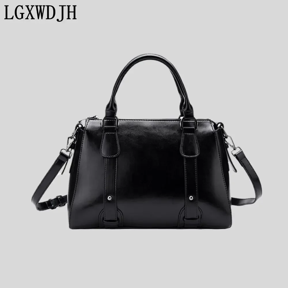 

Casual and fashionable women's handbag Multifunctional Boston bag Large-capacity crossbody bag Urban simple new shoulder bag