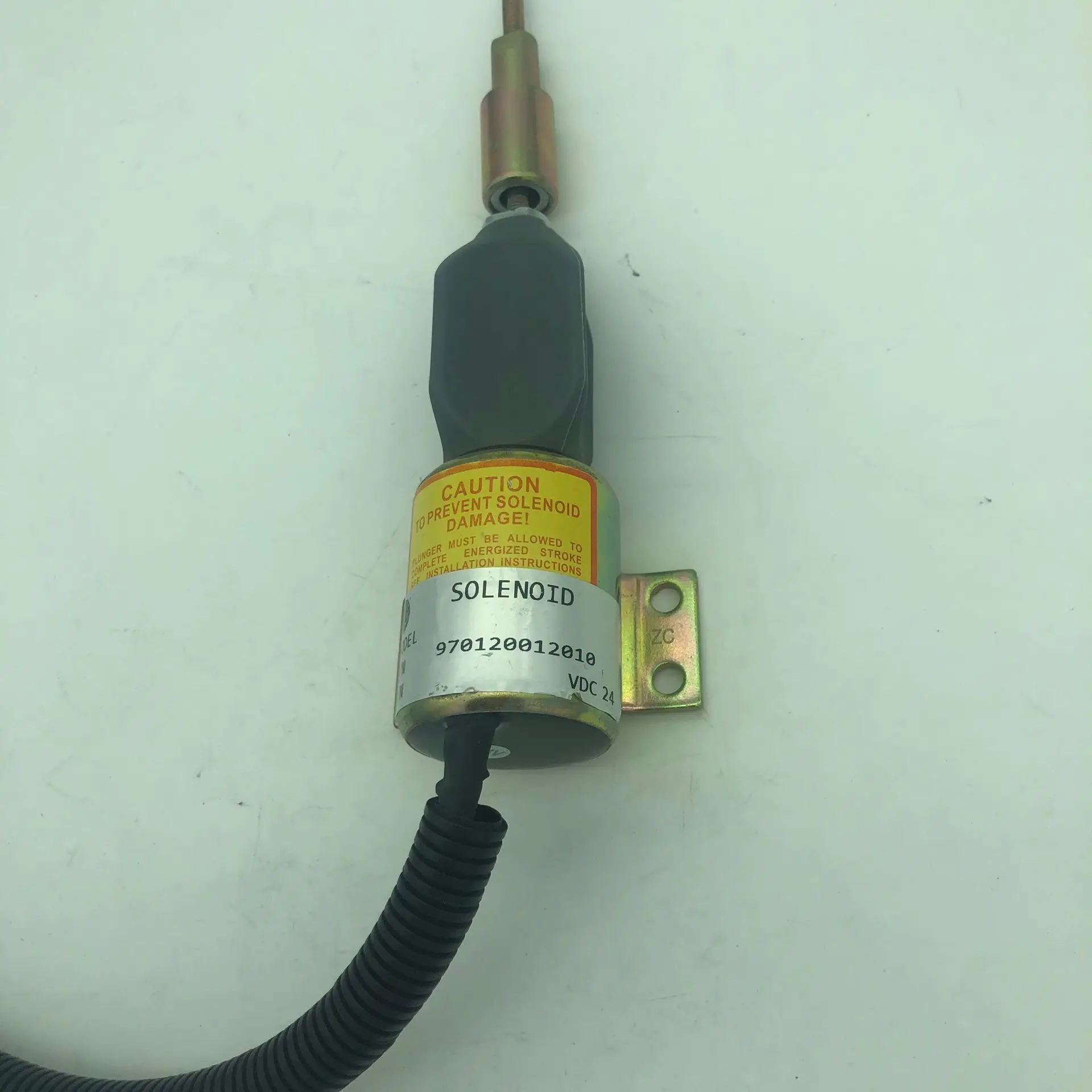 

970120012010 24V Fuel Shutdown Shutoff Solenoid Valve For Cummins Ford VW Engine