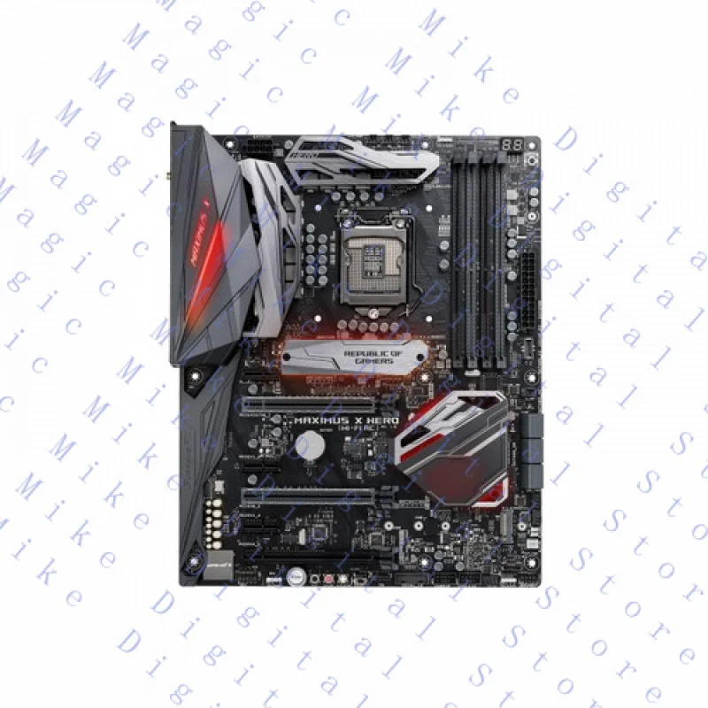 H  FOR ASUS ROG MAXIMUS X HERO (WI-FI AC) Motherboard Intel Z370 LGA 1151 DDR4 ATX M.2