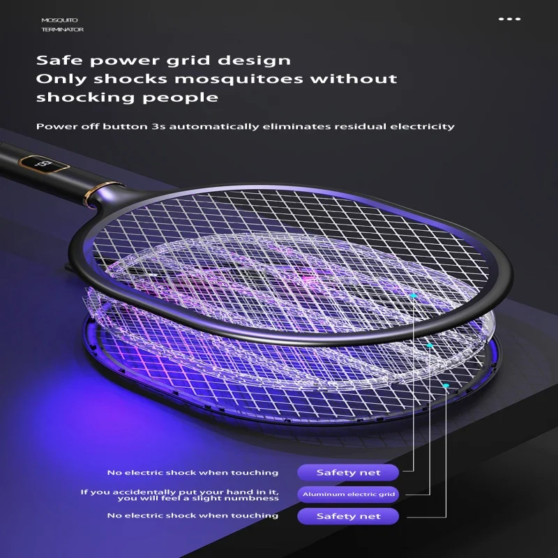 Mijia 2-in-1 Mosquito Killer Lamp USB Type-C Rechargeable Electric Mosquito Swatter Photocatalyst Household Mosquito Killer Lamp
