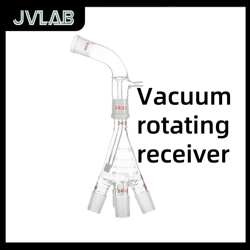

Vacuum Rotating Receiver Pumping Motion Transmitter Rotary Interface Clamp Four-Way Tube Evaporator Bottle Lab Equipment JVLAB