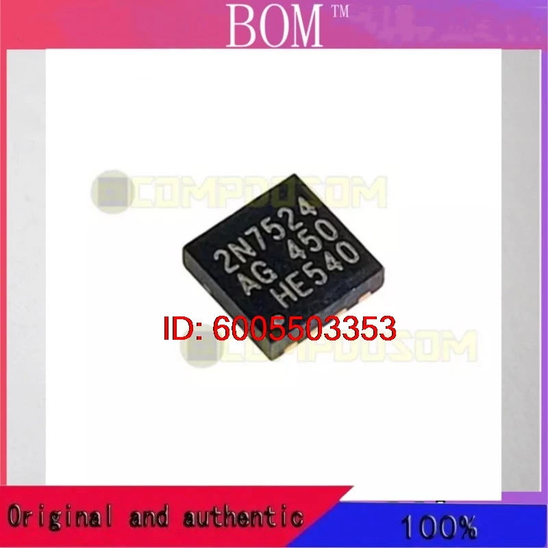 (10-50)pcs/lot Original 2EDN7524G 2N7524 2N7524AG WSON-8 IC Integration Authentic Bridge Driver Chip 100% New and Genuine