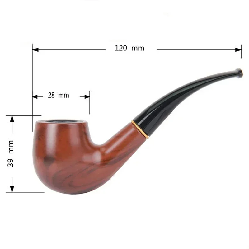 أنبوب تدخين من الراتينج طراز ساندا القديم ، ترشيح القطران ، أنابيب قابلة للغسل للدخان ، أداة أنبوب سجائر صحية قابلة لإعادة التدوير للرجال