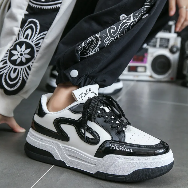 

2025 новые модные модные универсальные повседневные спортивные туфли с низким верхом и толстой подошвой, высококачественные улучшенные туфли для доски