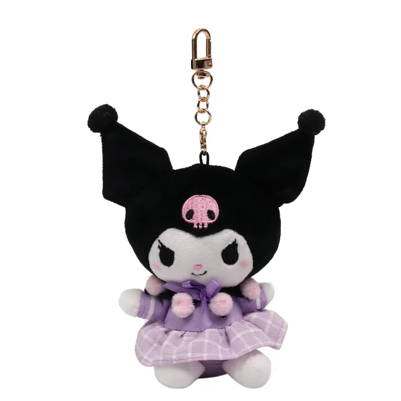 

Cartoon Plush Keychains Kuromi Melody Cinnamoroll Ornament Peripherals Pendant Cute Doll Girl Funny Gift Party Supplies Hobbies