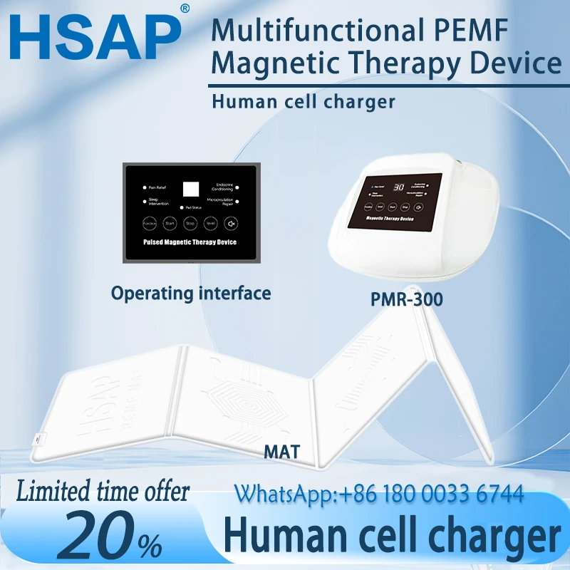 

PEMF Portable multi-functional magnetic therapy device human body pain relief machine home type to improve sub-health