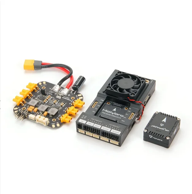 HolyBro Pixhawk RPi CM4 Baseboard With Pixhawk 6X Flight Controller Module PM03D Power Module For Autopilot RC Airplane dr one