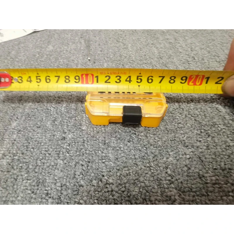 Imagem -06 - Dewalt-case Resistente para Brocas Pequeno Estojo Resistente Empilhável Instale a Caixa de Acessórios para Ferramentas Amarelo Original 74x67x17 mm Peças
