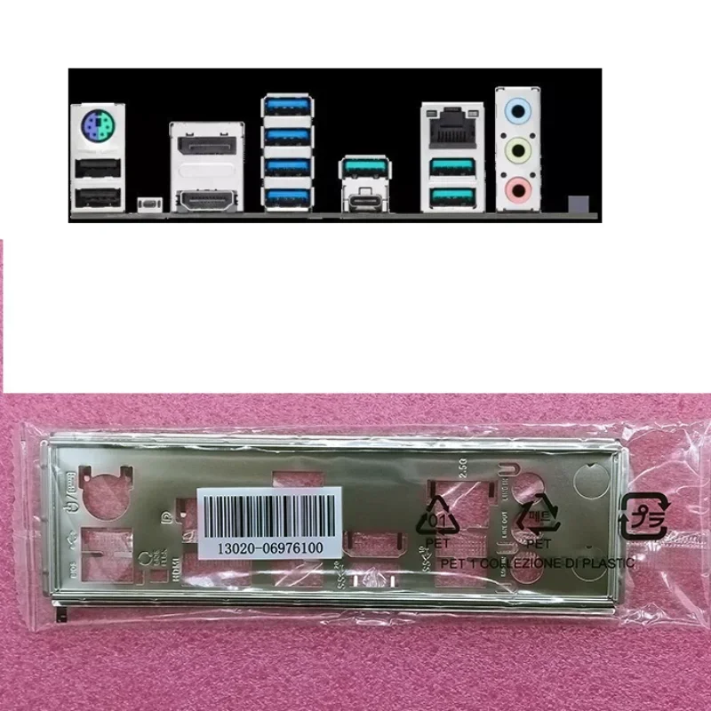 I/O IO Shield Back Plate Blende Bracket for PRIME X670-P PRIME X670E-P Chassis Motherboard Backplate Baffle