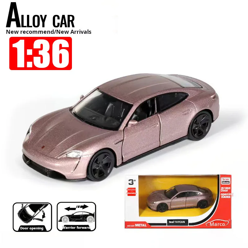 1:36 Porsche Teken Turbo S Simulation Zurückziehen Auto Modell Auto Metall Legierung Spielzeug Auto Kinder Geschenk Sammlung Druckguss auto Modell
