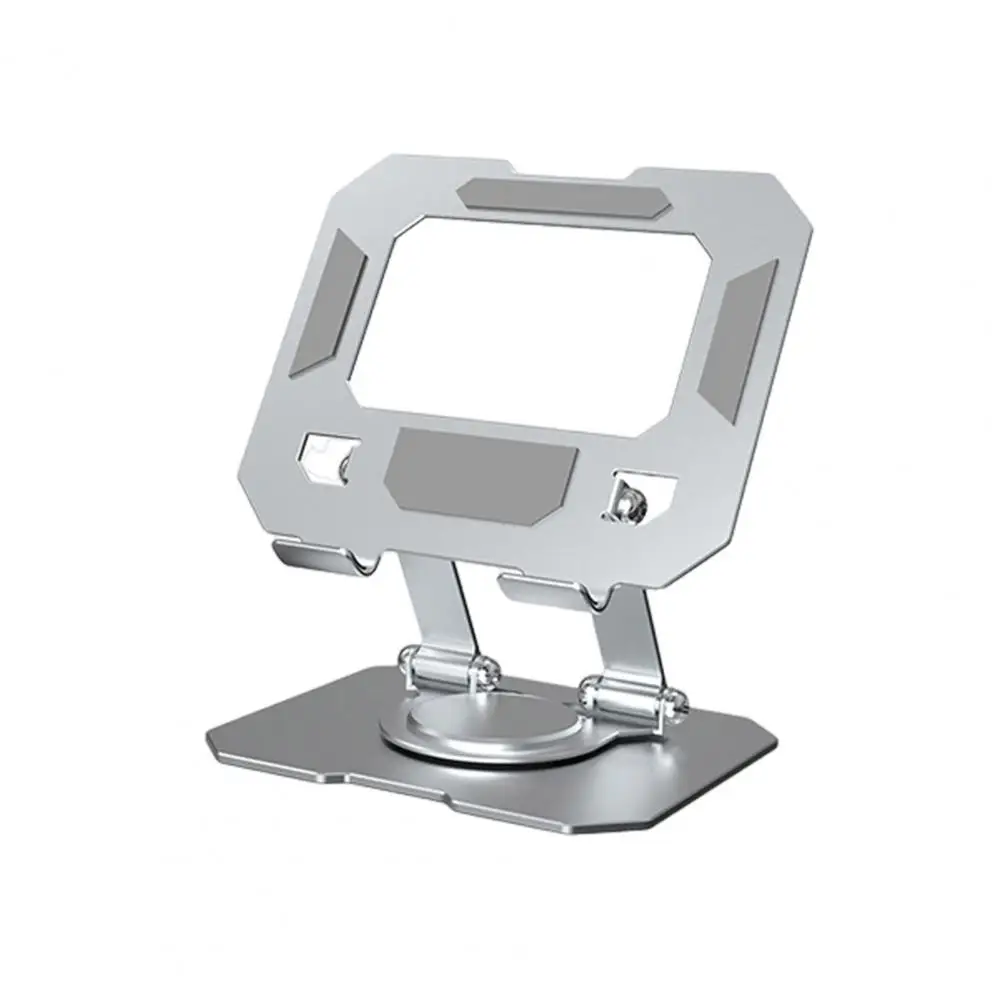 Stainless Tablet Stand Foldable Laptop Bracket Stand Ergonomic Adjustable Height Anti-skid Stainless Steel Enhance for Desktop