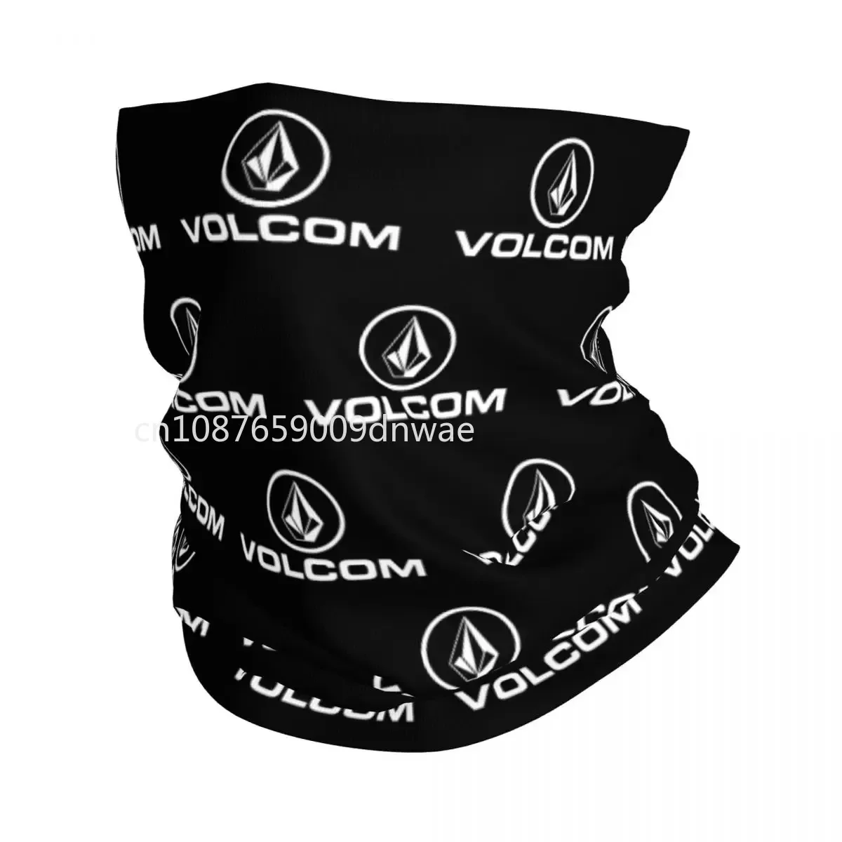 Volcoms Logo Bandana Nek Gaiter Winddicht Gezicht Cover Mannen Vrouwen Hoofddeksels Tube Bivakmuts