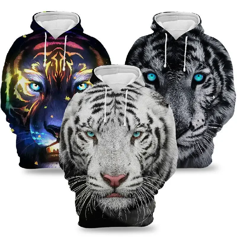 

40-100kg 3D Animal Printed Hoodies Men Hooded Hoodie Sweatshirts Harajuka Tracksuits Man Jackets Hoody outerwear Oversize