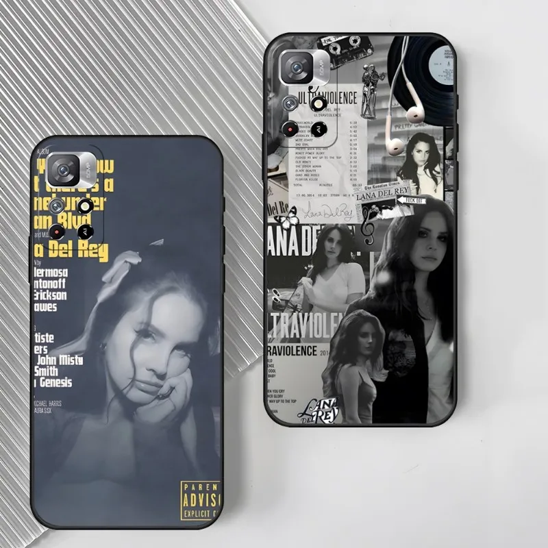 Lana Del Rey A&W Singer Phone Case 2023 For Redmi 12 Poco X3 NFC PRO Note 11 S 5G 10 9 Plus 8 7 A C T 4G 10s Mobile Phone Cases