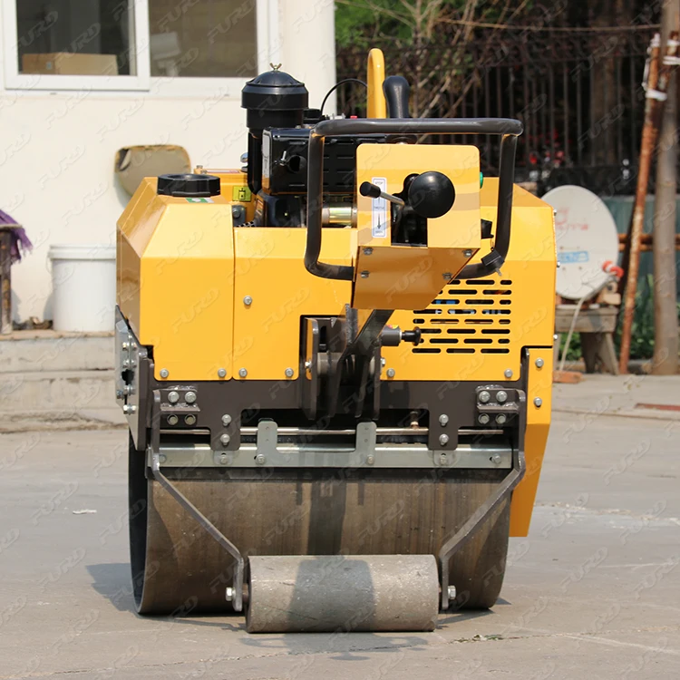 Factory Single Drum Vibratory Compactor 500kg Mini Asphalt Road Roller