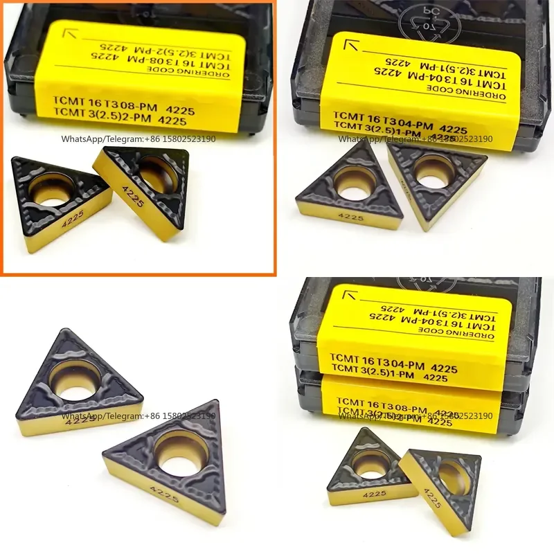 Carbide Insert TCMT16T304 TCMT16T308 PM 4225 External Turning Insert TCMT 16T304 16T308 PM4225 High Quality CNC Lathe Tool