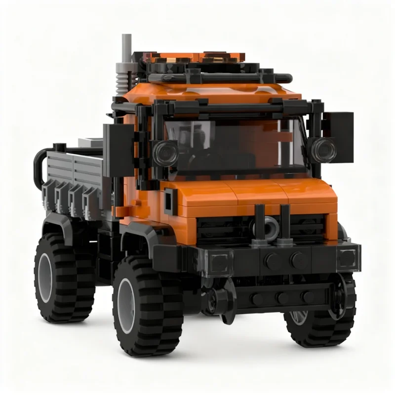 271pcs MOC City Trains UniMog Rail Unit Model Building Blocks Christmas Gift Toy Architecture Creative DIY Idea Education Brick
