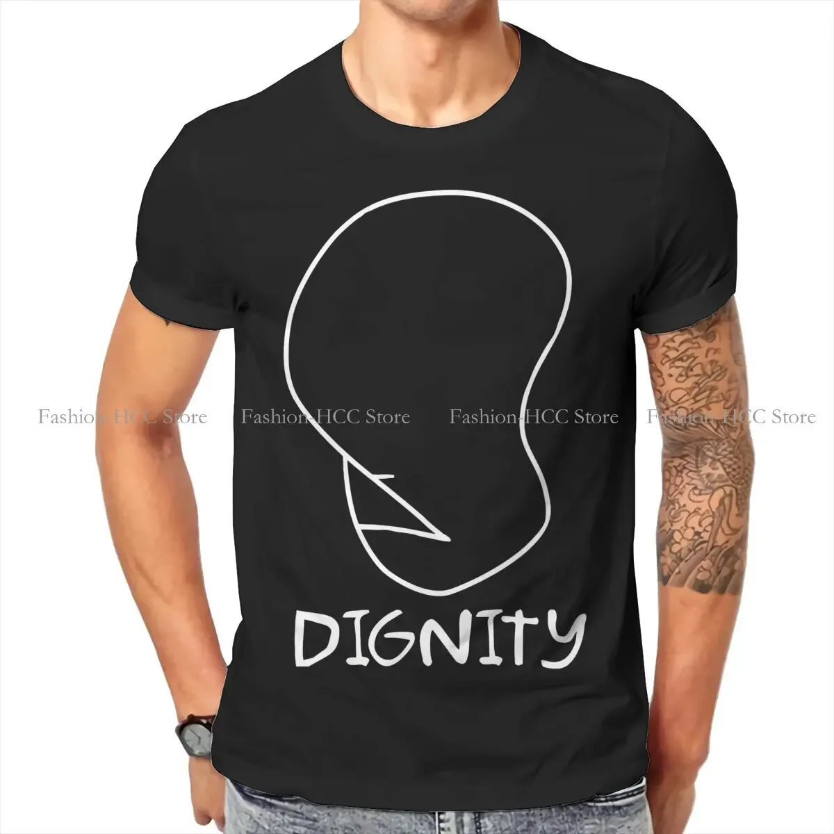 Dignity Black Round Collar TShirt Beavis And Butt Head Pure Cotton Original T Shirt Men Clothes New Design