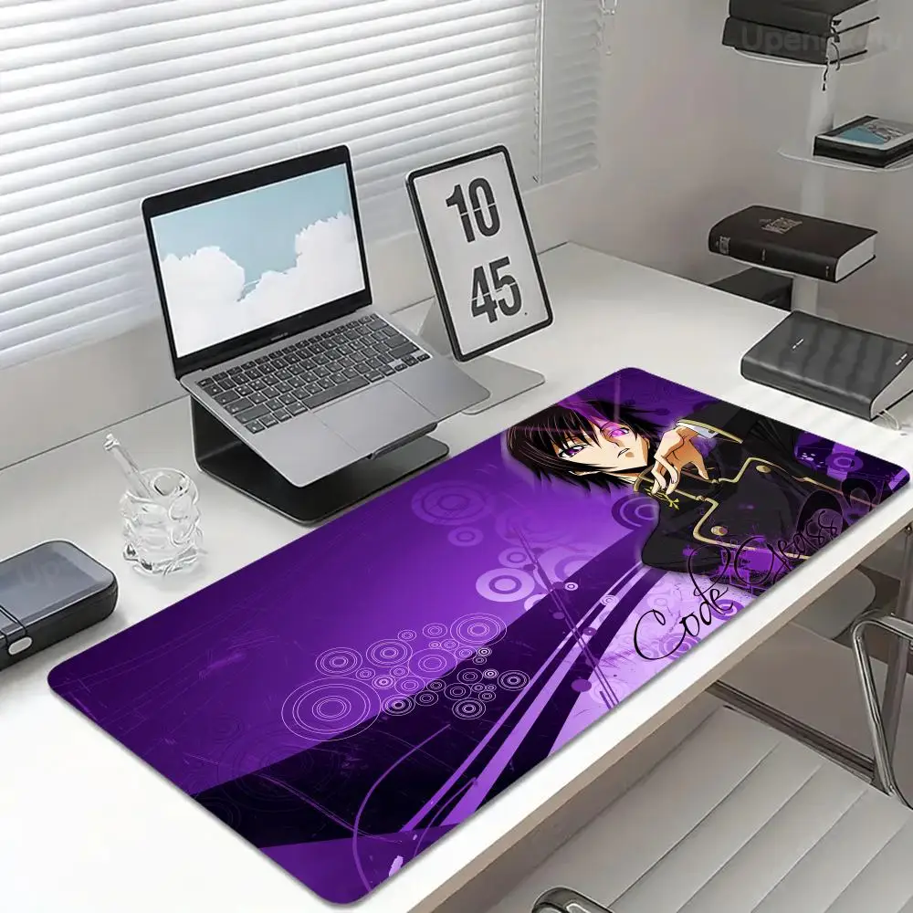 C_code G_geass Mouse Pad 1200x600 Rubber Computer Table Mat  Anime Mouse Pad Desk Protector 4mm Super Big Large Gaming Desk Mat