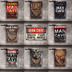 Man Cave Flag Signs Rulers Retro Poster Advertise Logo Sport Outdoor Club Digital Printing Banner Brass Grommets Premium