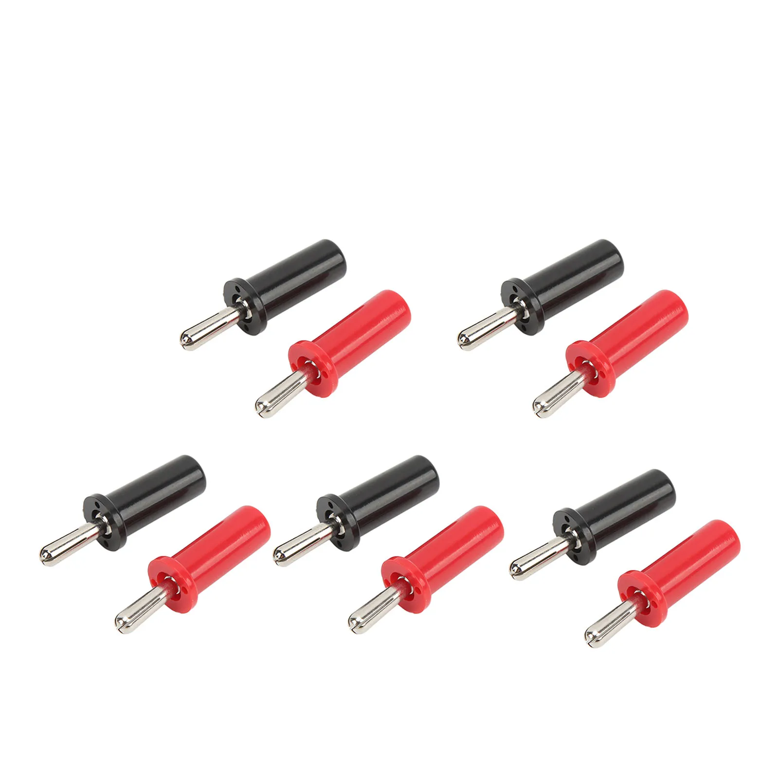 Banaanadapter Soldeertype Vergulde bananenstekker Rood Zwart voor luidsprekerdraden