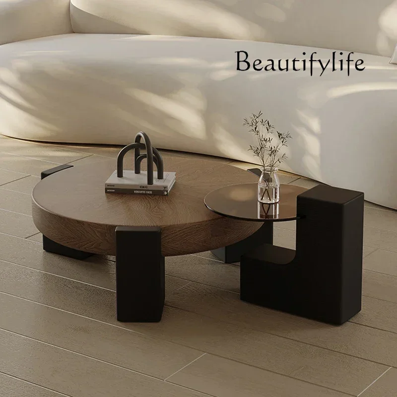 

Italian Type Minimalism Coffee Table Designers Nordic Luxury Wooden Coffee Table Tea Sofa Side Home Furniture Stolik Kawowy F