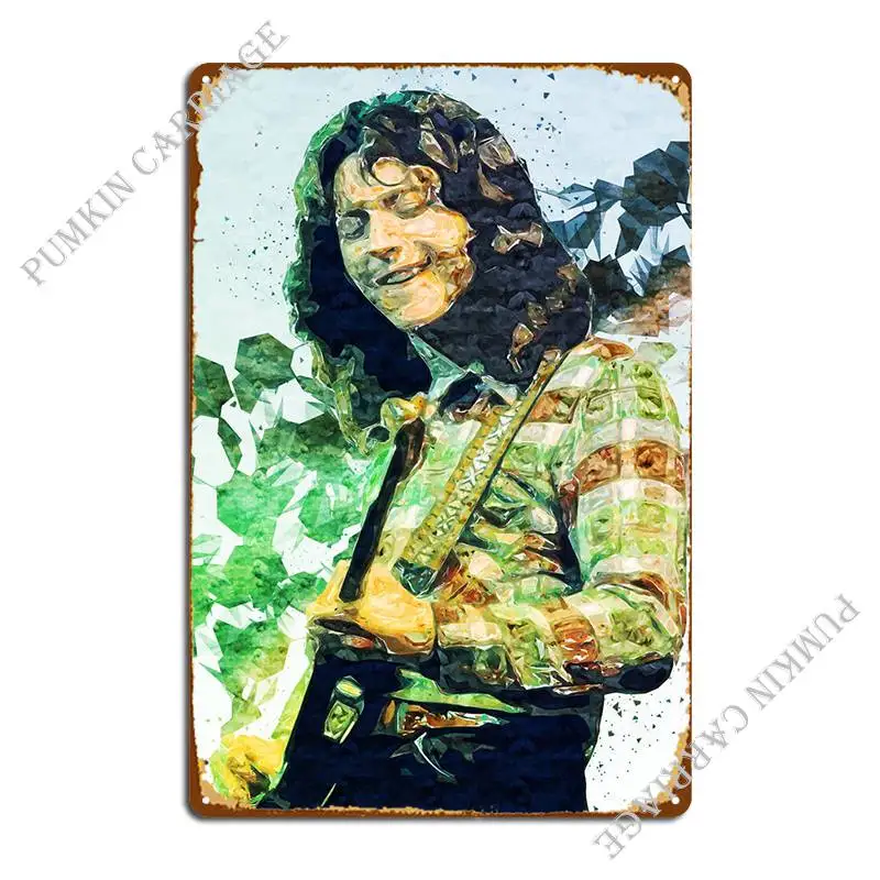 Rory Gallagher Metal Signs Club Bar Cave Wall Mural Garage Tin Sign Poster