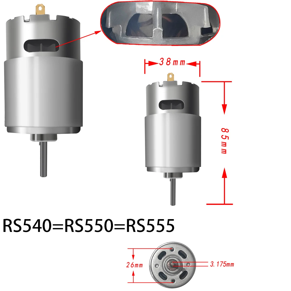 6V 12V 24V RS550 RS390 Universal Kinder elektrische Fahrt auf Spielzeug Auto Motor Motor Upgrade Ersatzteile Zubehör
