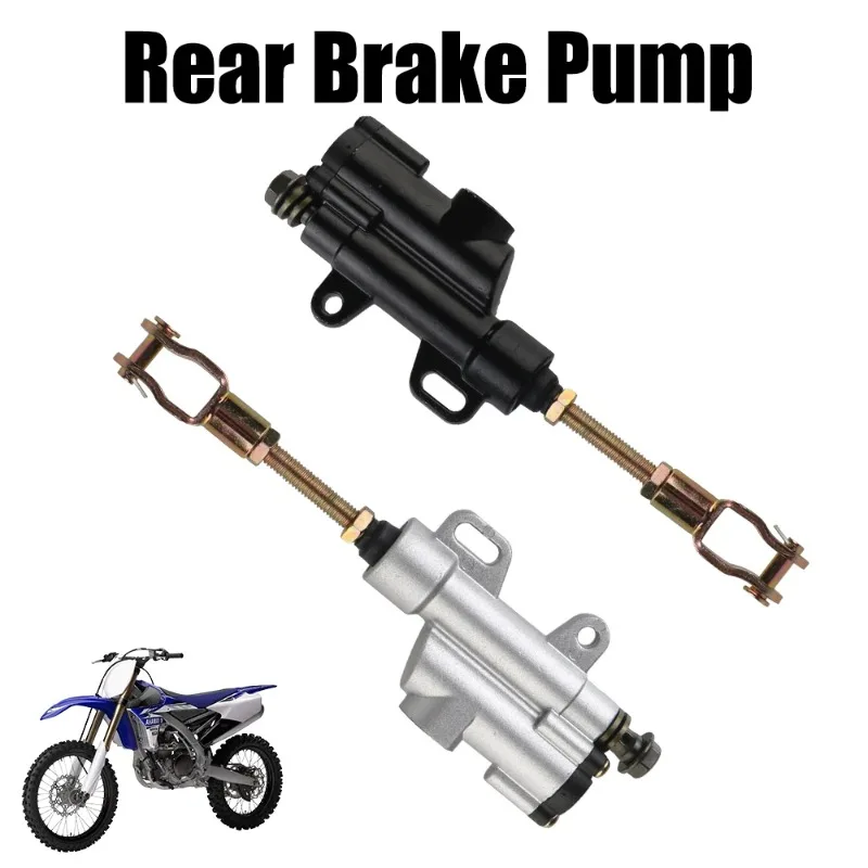 Universal Motorcycle Rear Brake Pump Foot Hydraulic Brake Master Cylinder Pump Pit Pro Trail Dirt Quad Bike ATV Dune Buggy