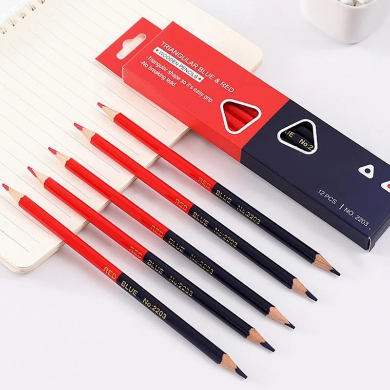 W89c 12pcs/Set Exbotable Pencils, предварительно заостренные для проверки раскраски карандаша