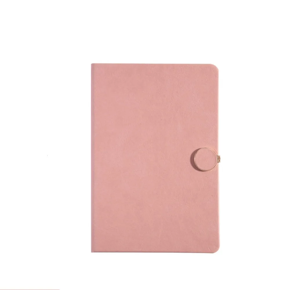 

200 Pages A5 Notepad PU Leather Cover Thickened Paper Business Office Notebook Horizontal Line Wear-resistant Diary