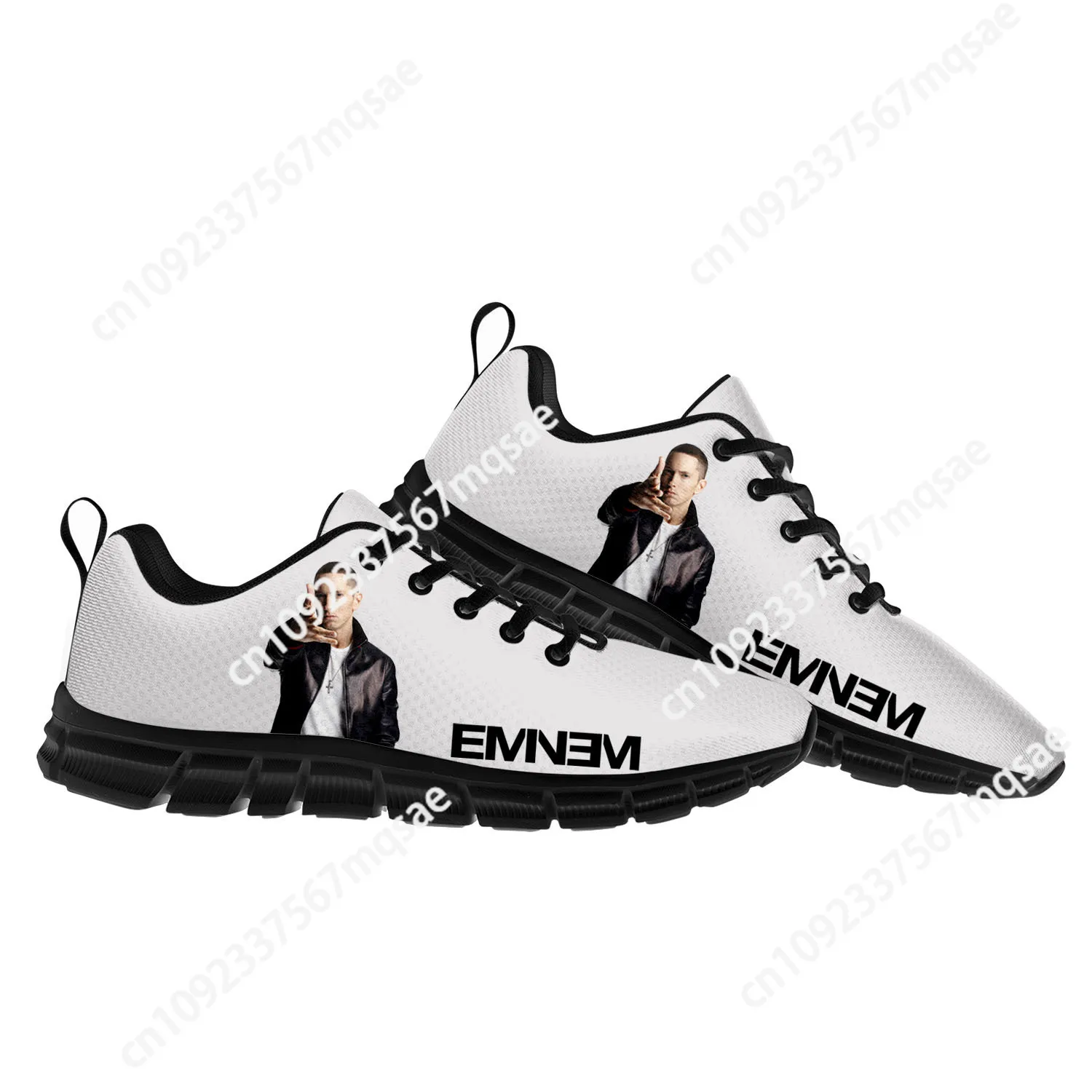 Eminem Hip Hop Rapper Music Popular Sports Shoes Mens Womens Teenager Kids Children Sneakers Custom High Quality Couple Shoes