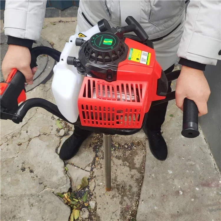 

Handheld backpack drilling rig 20m depth water well drilling rig Portable soil sampling drill
