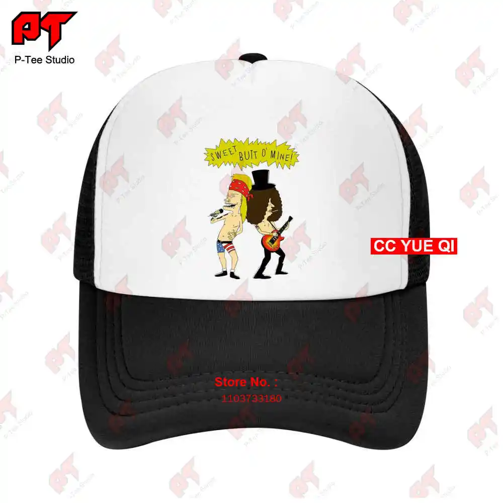 Beavis And Butthead X Guns N Roses Sweet Butt O Mine Baseball Caps Truck Cap CEL1