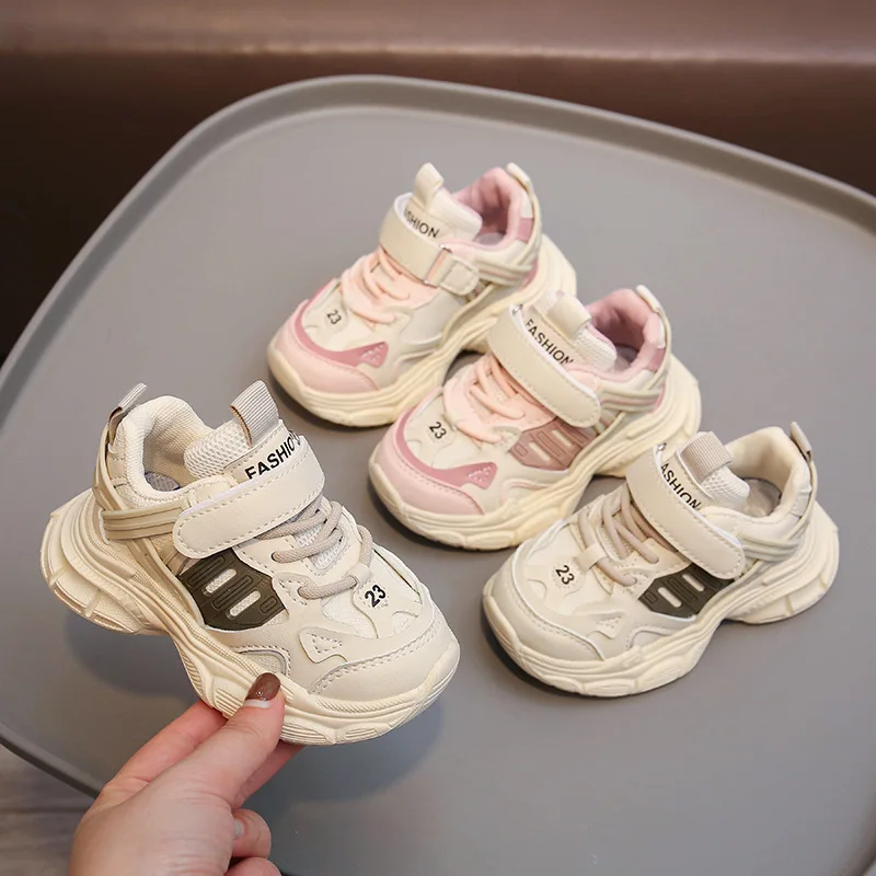 

Детская спортивная обувь для детей, новинка, сетчатые дышащие кроссовки для бега для мужчин и женщин, Легкие осенние Папины кроссовки на мягкой подошве