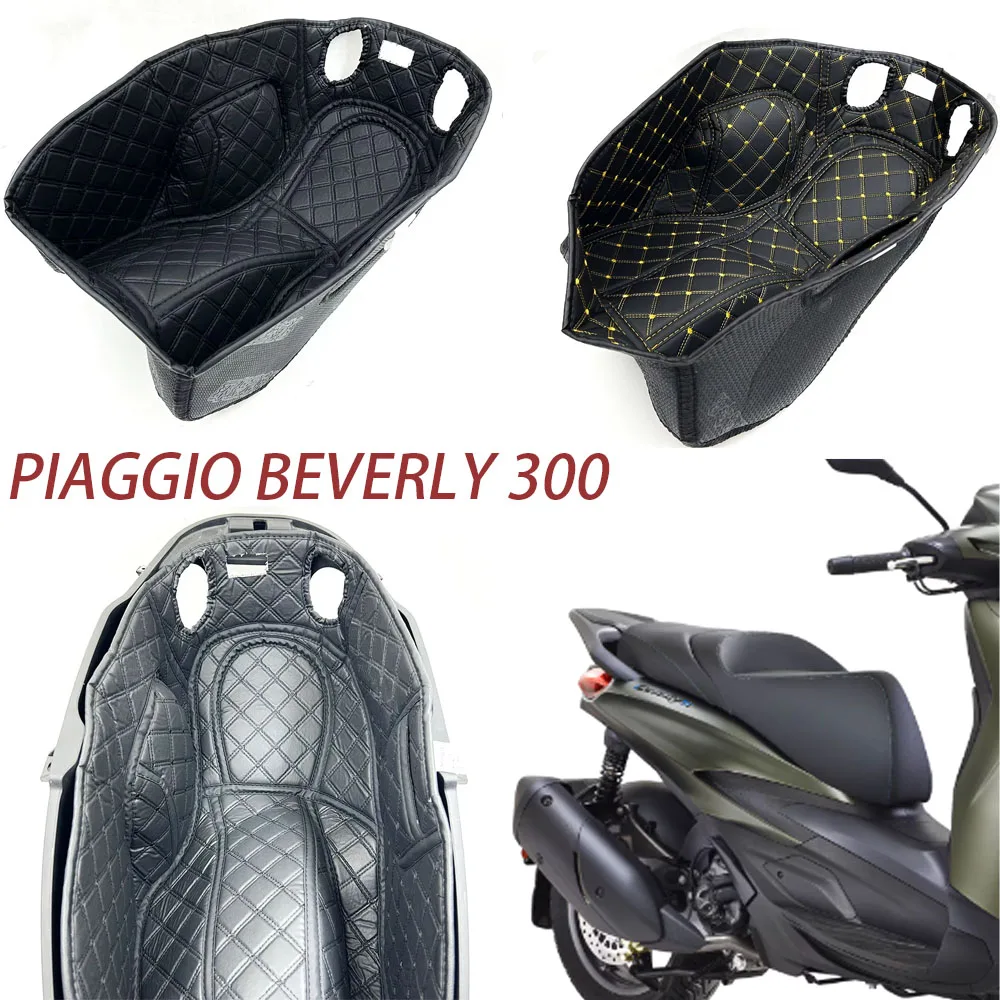 For Piaggio Beverly 300 Beverly300 S300 S 300 BV 300 Motorcycle Accessories Rear Trunk Inner Cushion Luggage Box Liner Pad