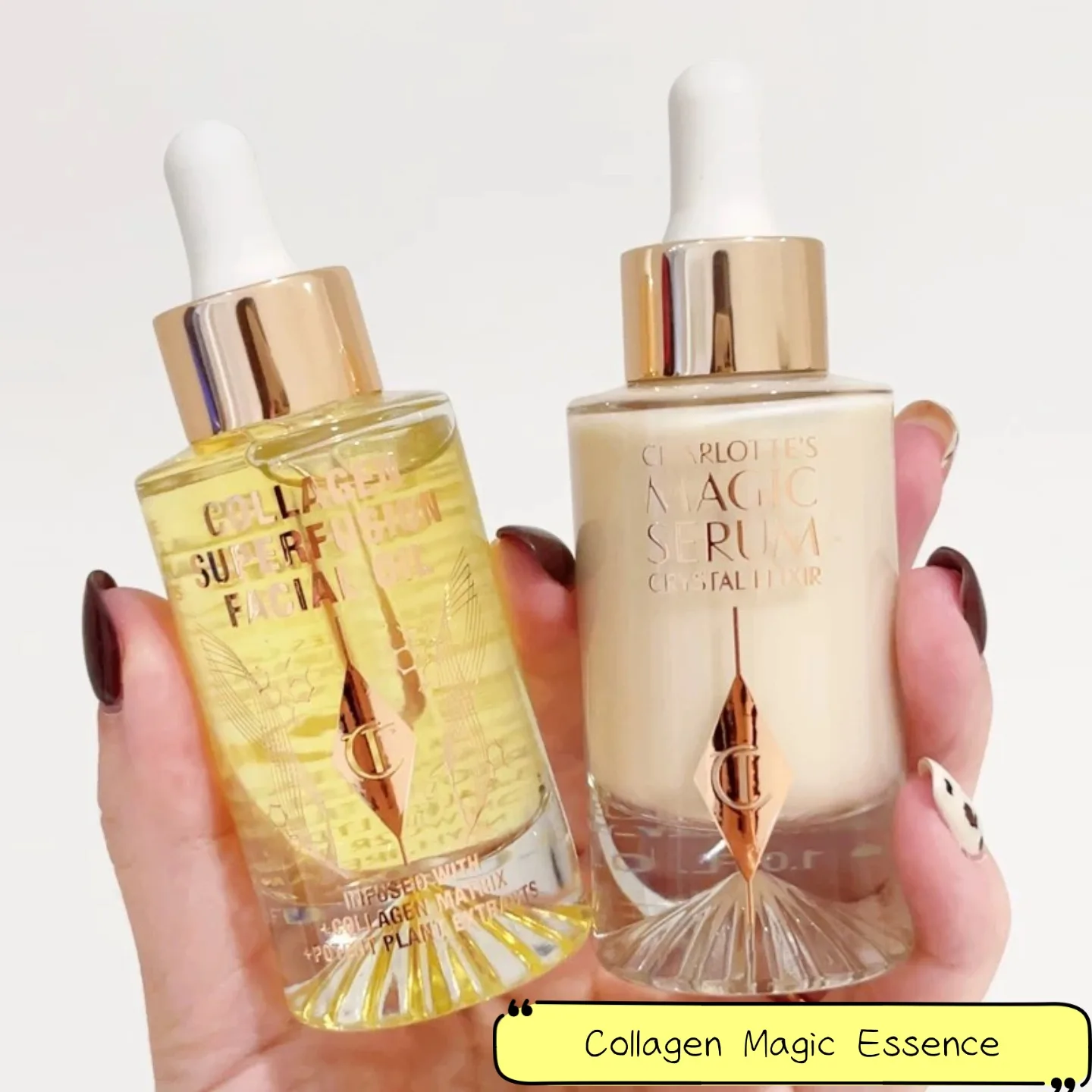 30 مللي زيت جوهر الوجه مصل الكولاجين السحري للنساء جميع البشرة اشراق ترطيب العناية بالبشرة إصلاح العلاج متوهجة الجلد