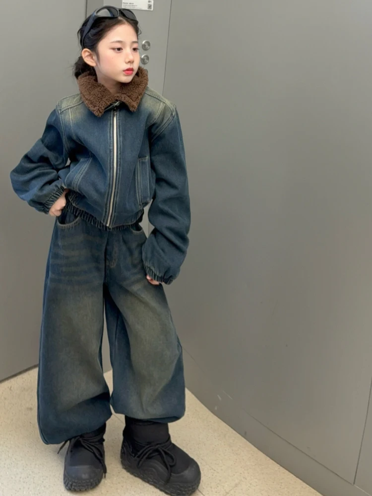 ensemble-veste-en-jean-doublee-polaire-et-pantalon-large-pour-filles-tenue-cool-style-motard-ensemble-deux-pieces-pour-enfants-mode-hiver