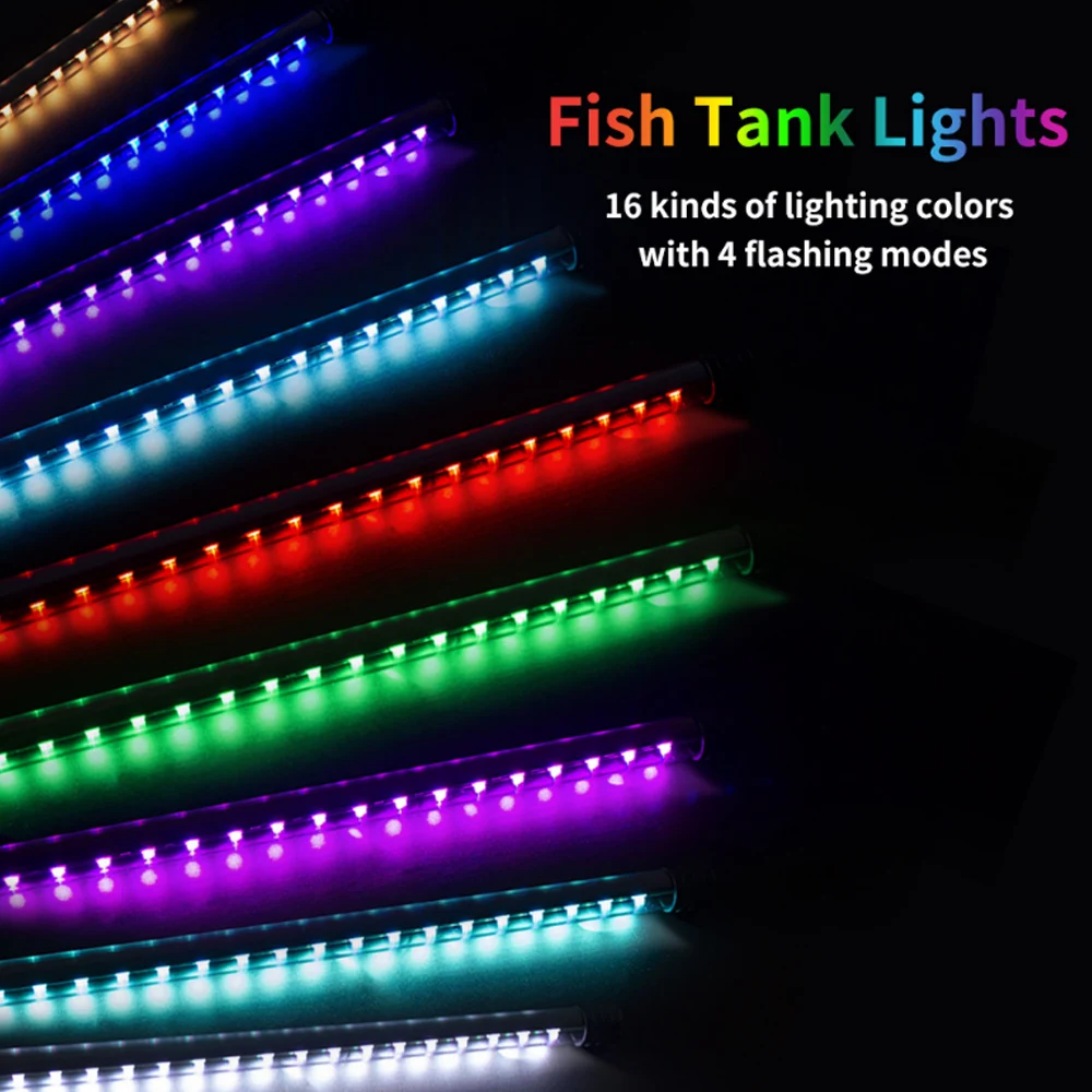 Lampe LED Submersible RGB avec télécommande, éclairage submergé pour Aquarium, éclairage submergé pour la plongée