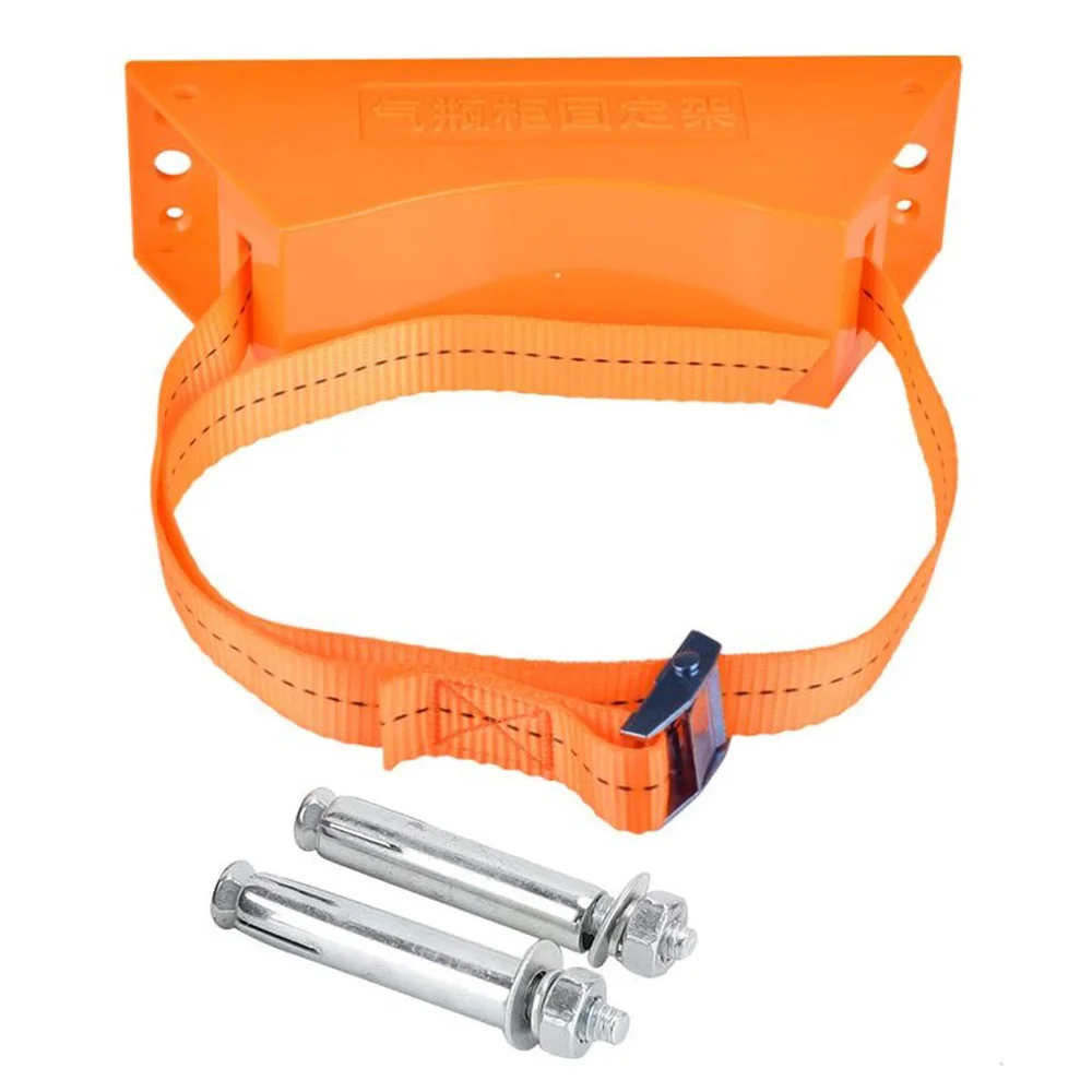 Cylinder Mounted Bracket Gas Cylinder Bracket Durable ABS Gas Cylinder Holder for Camper Motorhome RV Caravan,Orange