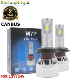 H7 LED 12V-24V 90W Led Headlight H1 H4 H8 H7 H11 9005 9006 HB3 HB4 10000lm Car Led Headlight H7 Car Led Headlight 24V Lamp