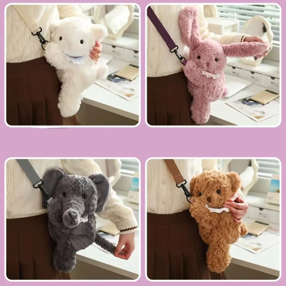 新品　Fancy a la mode ぬいぐるみナップサック　くま 子供のためのぬいぐるみクマのバックパック、カワイイファッション