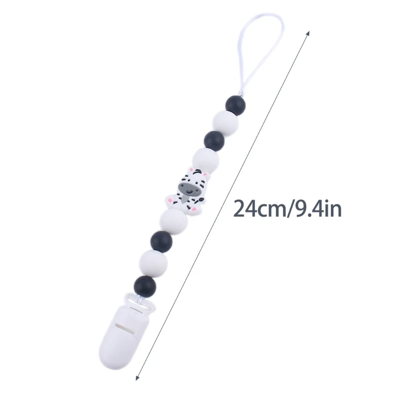 Baby Pacifier Clips Cartoon Animal Teether Clip Toy Pacifier Strap Chain Baby Pacifier Holder Soother Chain Chain P31B